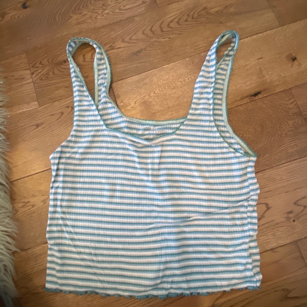 American Eagle Stripped crop/tank